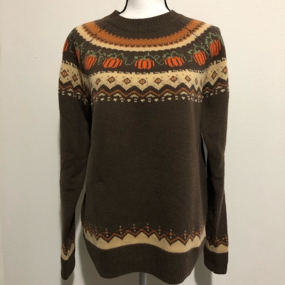 Brown pumpkin sweater Clearance